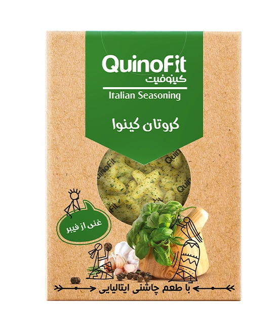 کروتان کینوا با چاشنی ایتالیایی