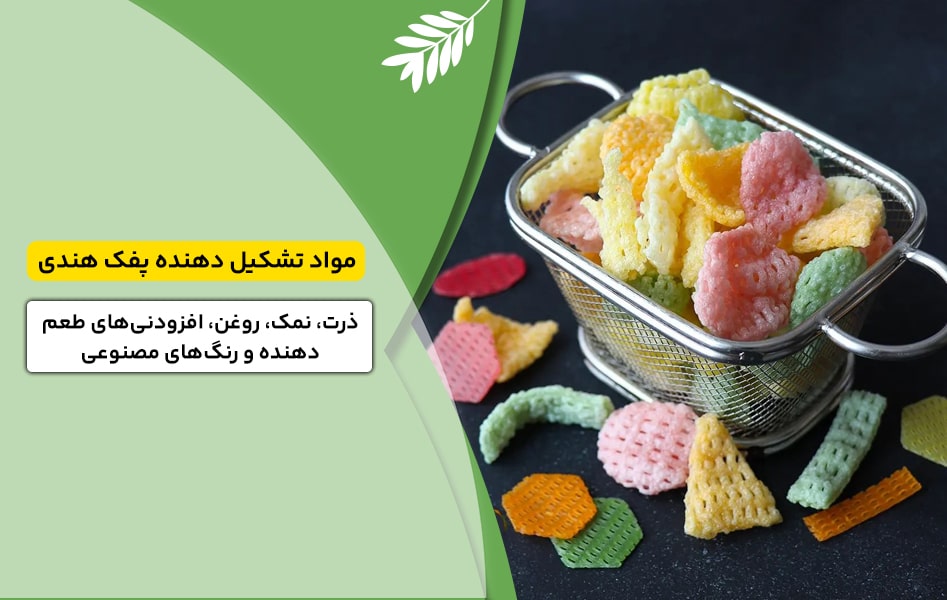 مواد تشکیل دهنده پفک هندی