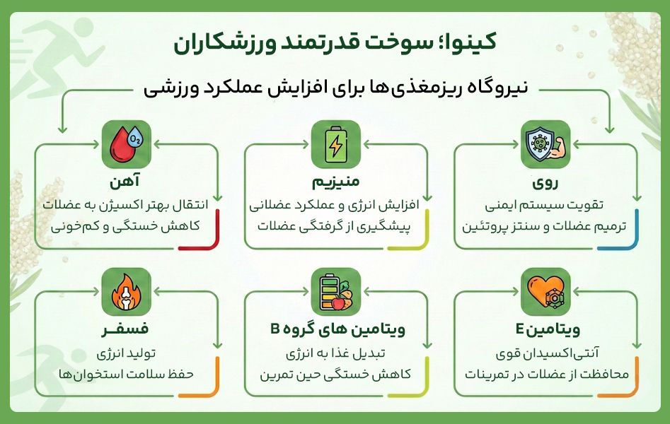 خواص بی نظیر کینوا برای بدن